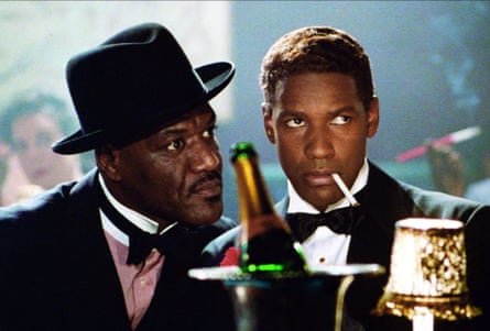 High point …as gangster West Indian Archie in Malcolm X, with Denzel Washington.