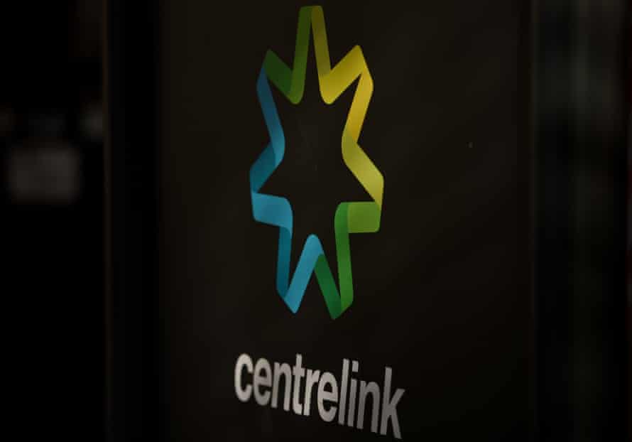 A Centrelink sign