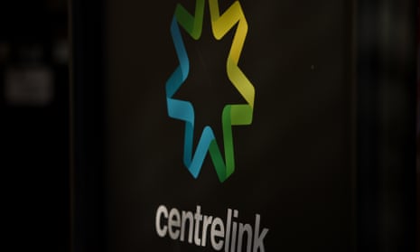 A Centrelink sign