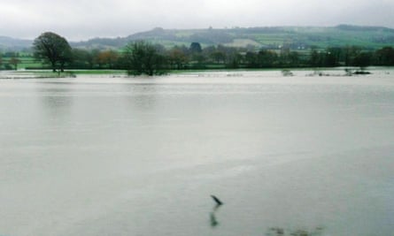 Flooding on the Axe valley