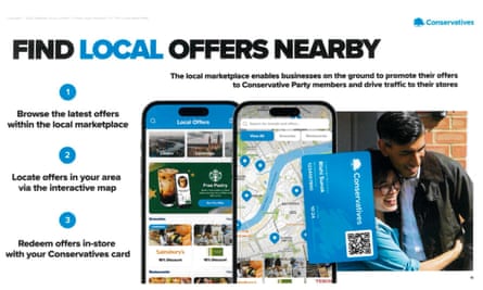 Image from presentation suggesting how users could ‘find local offers nearby’