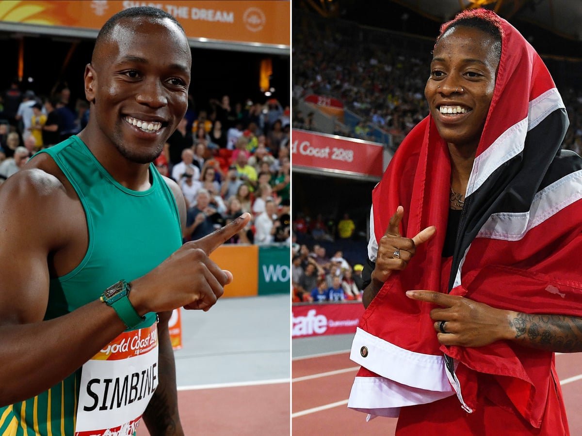 images Akani Simbine Vs Usain Bolt simbine beats yohan blake in men s 100m