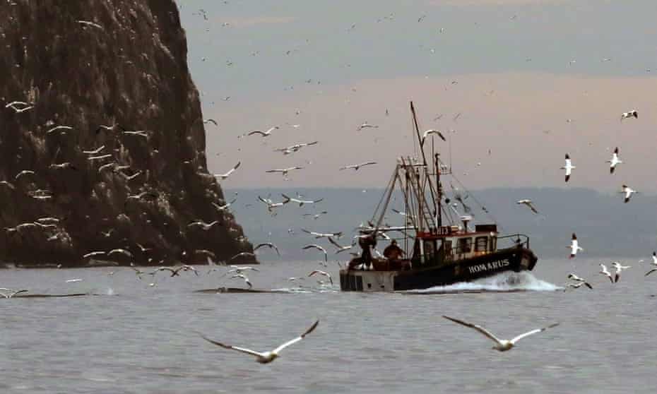 A Scottish fishing vessel
