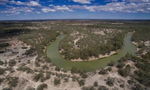 The Darling river below the Menindee Lakes NSW in February.