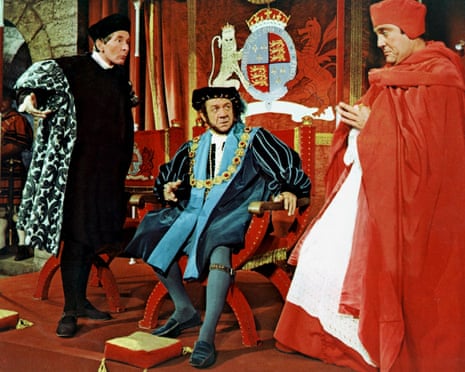 Kenneth Williams, Sid James and Terry Scott in Carry on Henry