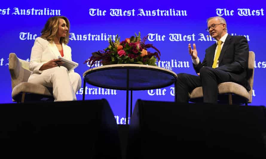 Anthony Albanese speaks to the West Australian newspaper’s federal political editor Lanai Scarr this morning.