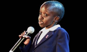 Nkosi Johnson, the 12-year-old South African boy who became an icon in Africa’s struggle against HIV/Aids.