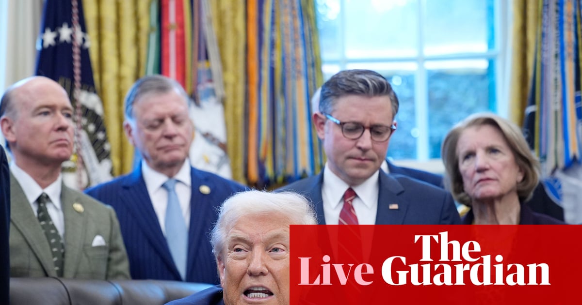 Trump says Pretti and Good were ‘not angels’ while signalling ‘softer touch’ on immigration crackdown – US politics live