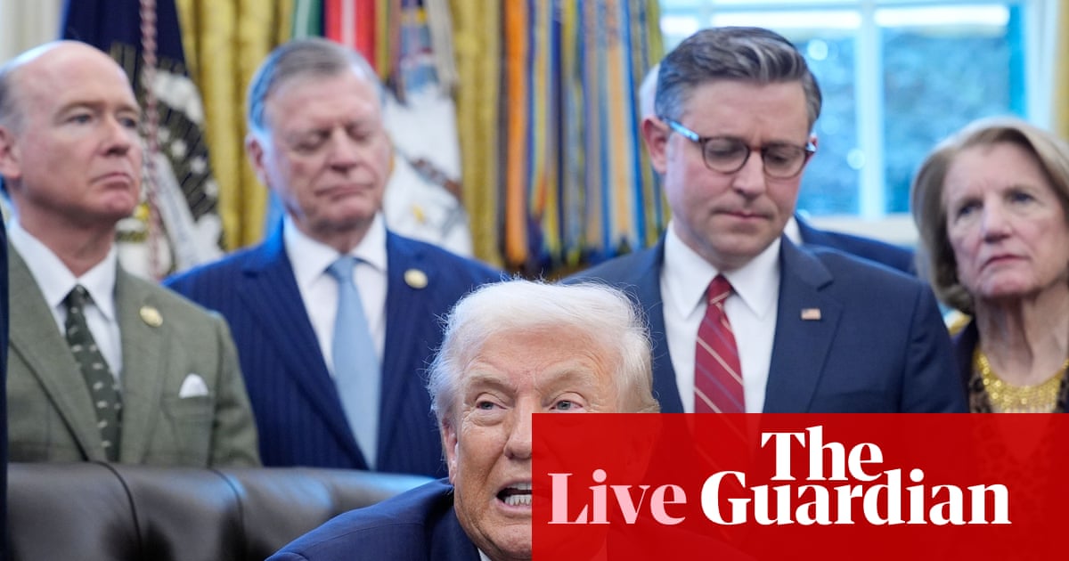 Trump calls for Americans to ‘move on’ from Epstein files – US politics live