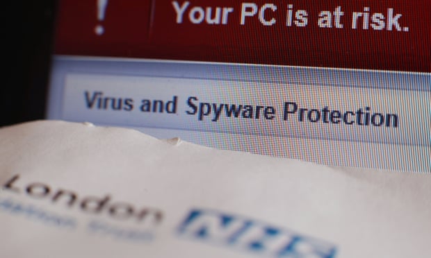  The cyber-attack is estimated to have hit more than 200,000 victims in at least 150 countries, according to Europol - including the NHS. Photograph: Yui Mok/PA