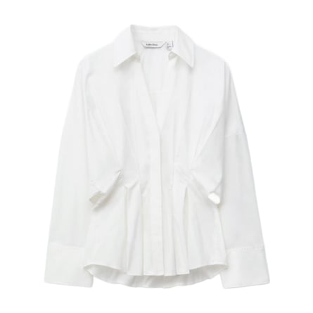& Other Stories Fitted-Waist Cotton Shirt