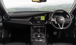 A driver’s dream: the calming and intuitively designed cockpit of the Alfa Romeo Giulia