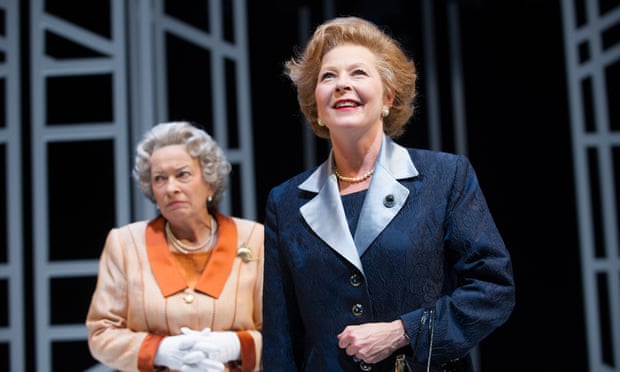 Gonet and Marion Bailey in Handbagged