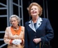 Marion Bailey and Stella Gonet in Handbagged.