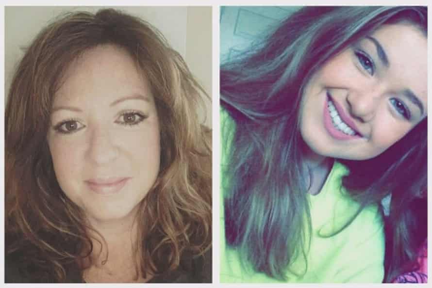 Paige Mitchell, left, and her 14-year-old daughter Kaci were killed when Bradley Gray broke in to their home.