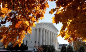 The US supreme Court in Washington DC on Monday.