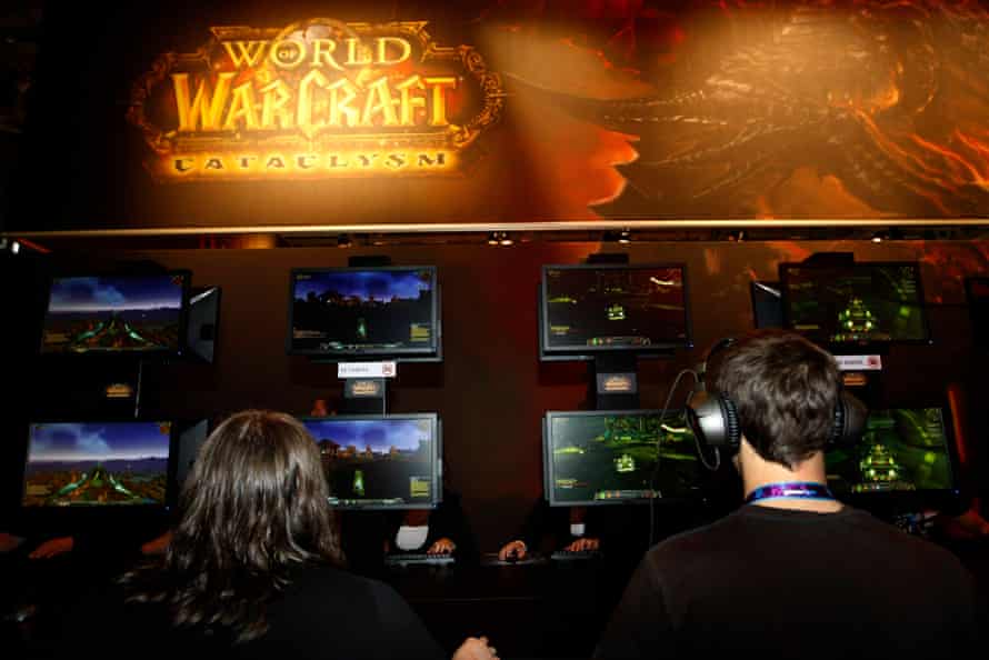 A virtual getaway … World of Warcraft.