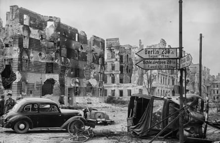 Captured Glogau, a fortress city in Silesia, Germany (now Głogów, Poland), March–April 1945