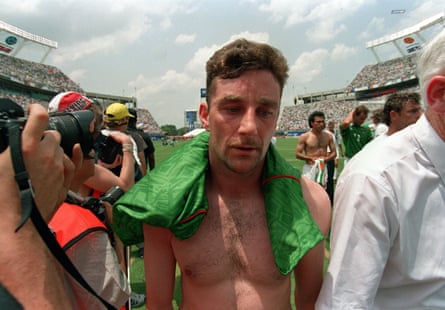 John Aldridge looking spent.