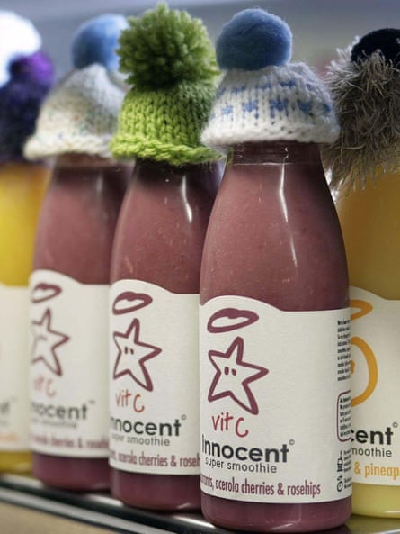 Emotional appeal ... ‘cuddly’ Innocent smoothies.