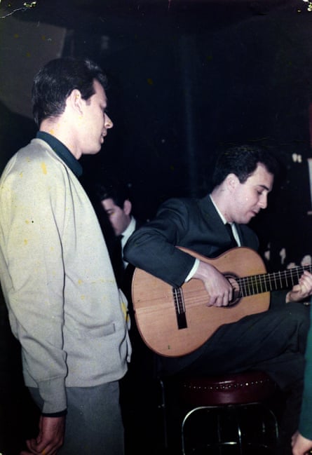 ‘I only realised we were doing something worthy of attention when we performed in New York for our idols’ … Carlos Lyra and João Gilberto rehearsing for the 1962 Carnegie Hall concert.