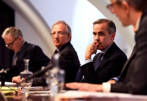 Bank of England Financial Stability Report unveiled and Brexit scenario analysis at Bank of England in London yesterday
