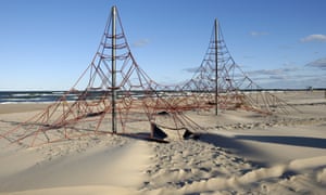 Climbing Frame on Ventspils Beach