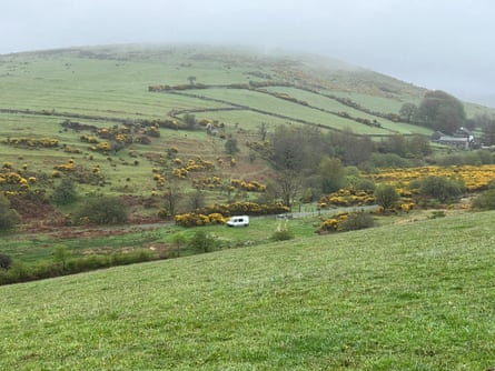 Hampi the campervan enjoying Dartmoor.