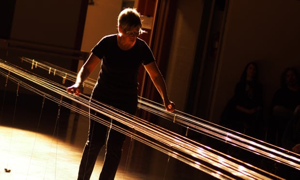 ‘Playing it can be ecstatic’ … Ellen Fullman with her Long String Instrument. Photograph: Robert Szkolnicki 