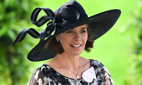 Darcey Bussell is at the races. She presented the trophy to the winner of the Queen Mary Stakes.