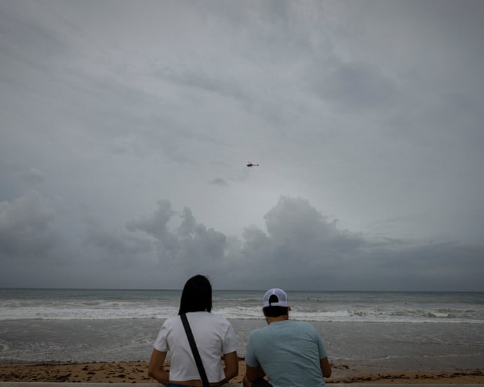 Hurricane Erin weakens to category 3 as storm lashes Puerto Rico and Virgin Islands