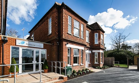 Primrose Lodge treatment centre in Guildford, UK