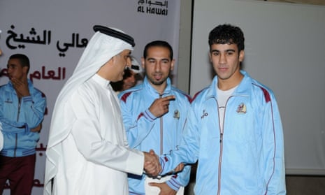 Hakeem Al-Araibi with Sheikh Salman