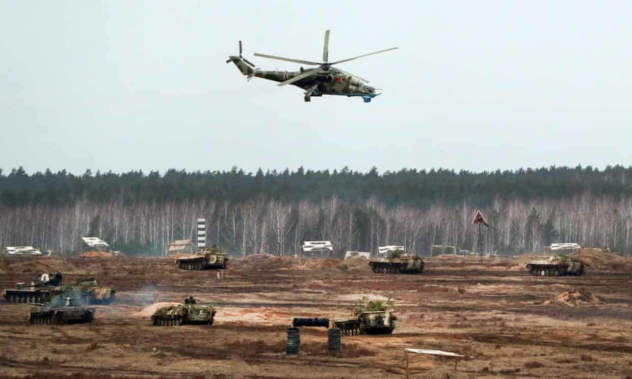 Russian forces stay in Belarus; Biden to convene NSC about invasion threat (washingtonpost.com)