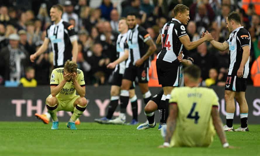 Newcastle 2-0 Arsenal: Premier League – as it happened | Premier League |  The Guardian