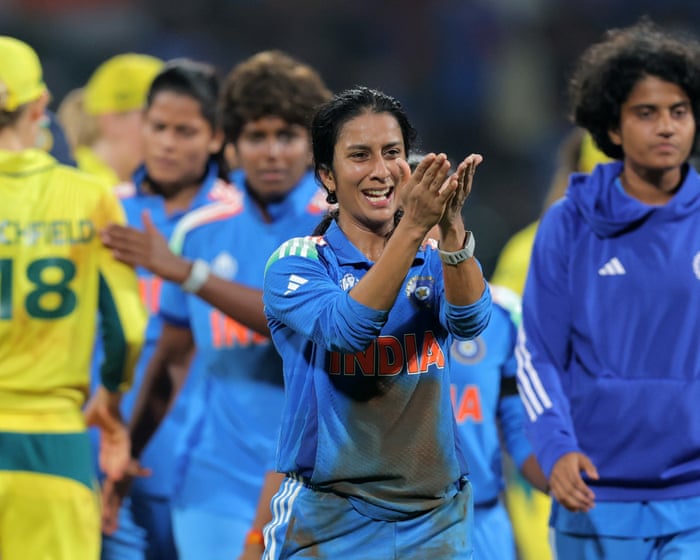 India beat Australia in historic chase to reach Women’s Cricket World Cup final – live
