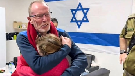 Released Israelis and Palestinians reunite with families amid Gaza truce – video