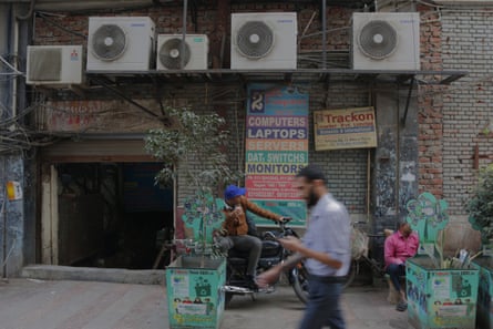 Nehru Place commercial area in Delhi.
