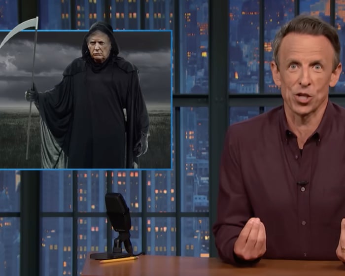 Seth Meyers on Trump at the World Cup: ‘They’re going to have to sage the stadium’