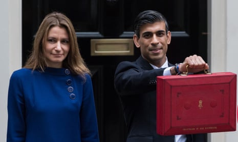 Financial secretary to the Treasury Lucy Frazer with chancellor Rishi Sunak before this year’s budget.