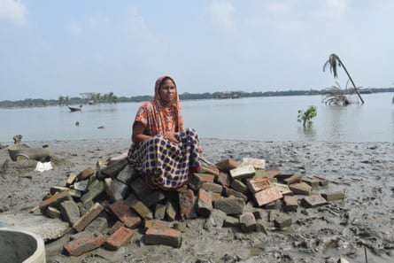 Salma Begum, 35, lost her house to Cyclone Amphan and is now living with relatives.