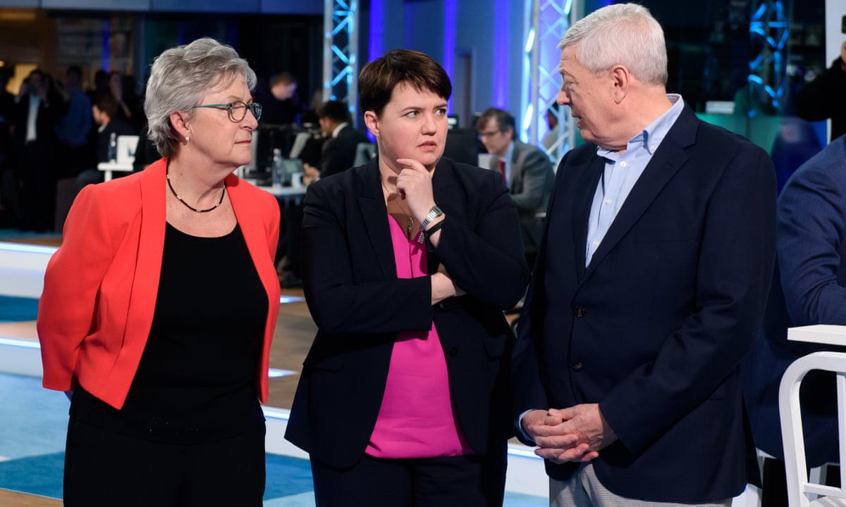 Buckethead Gives Boris The Finger But Johnson Gets Last Laugh Election Night Tv Review Television Radio The Guardian