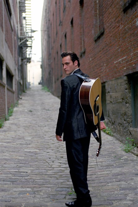 Joaquin Phoenix as Johnny Cash in Walk The Line.