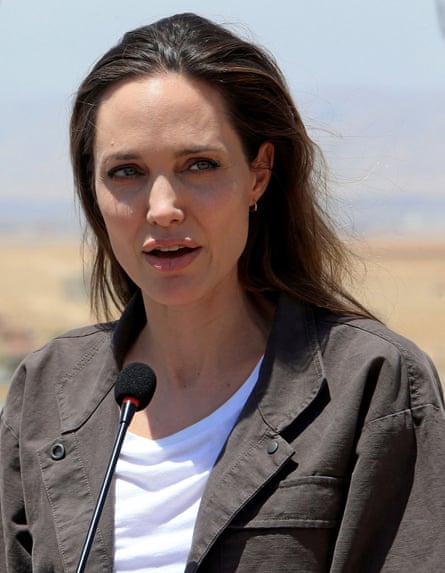 The actress Angelina Jolie
