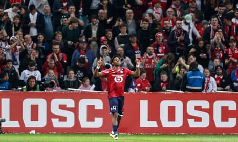 Jonathan David opened the scoring for Lille as they beat Marseille 3-1 in Ligue 1.