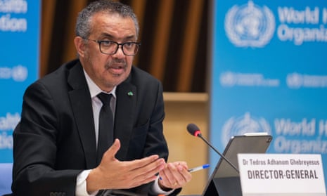 WHO director general Tedros Adhanom Ghebreyesus said Monday that the number of new cases had declined for a fifth consecutive week, dropping by almost half, from more than five million cases in the week of 4 January. 