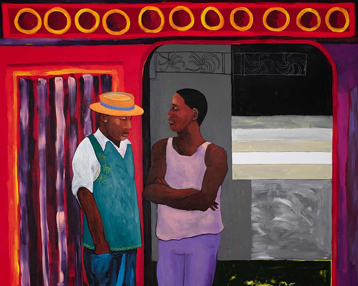 Lubaina Himid, Try Out a Few of Them (2025), Acrylic on canvas,