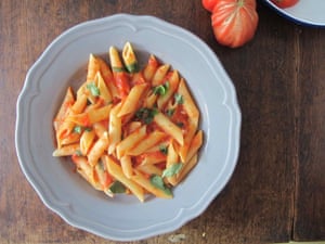 The Geometry of Pasta’s all’arrabbiata.
