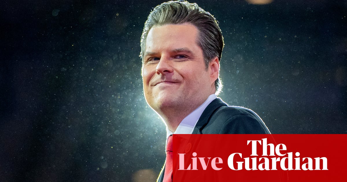 Calls grow for release of ethics report into Matt Gaetz sexual misconduct claims – US politics live