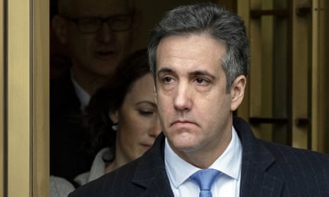 Michael Cohen leaves federal court in New York on 12 December 2018. 